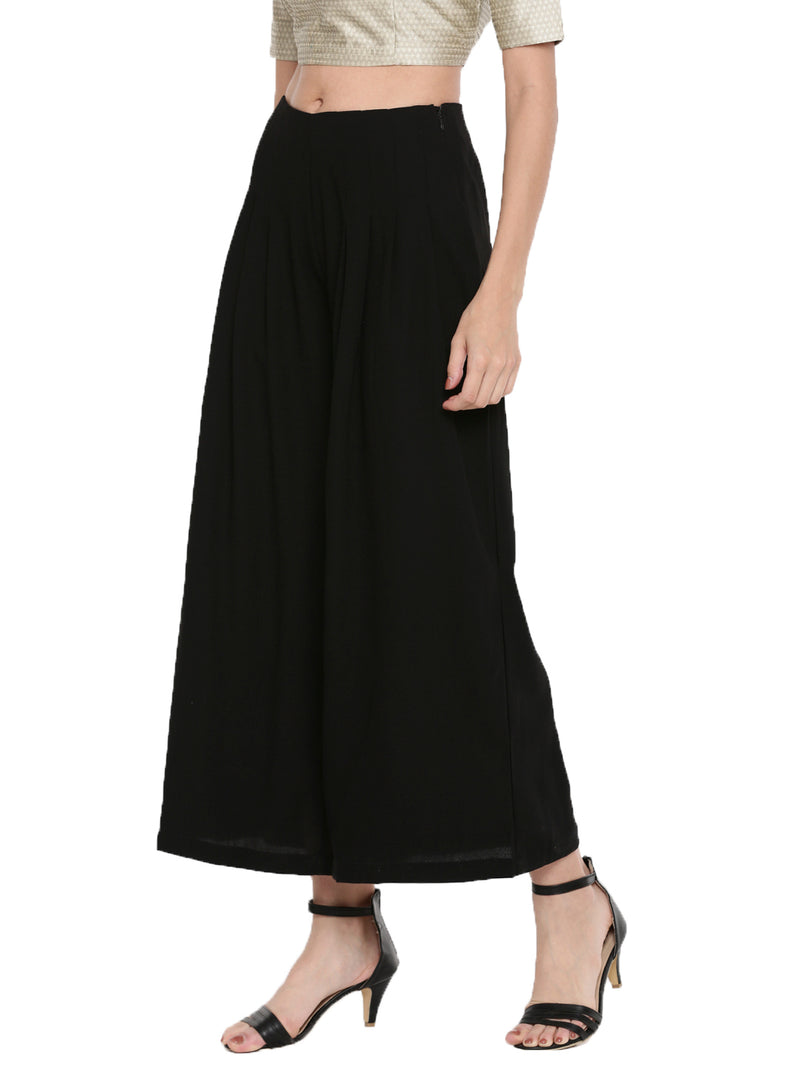 De Moza- Ladies Large Black Palazzo - De Moza (1596345352255)