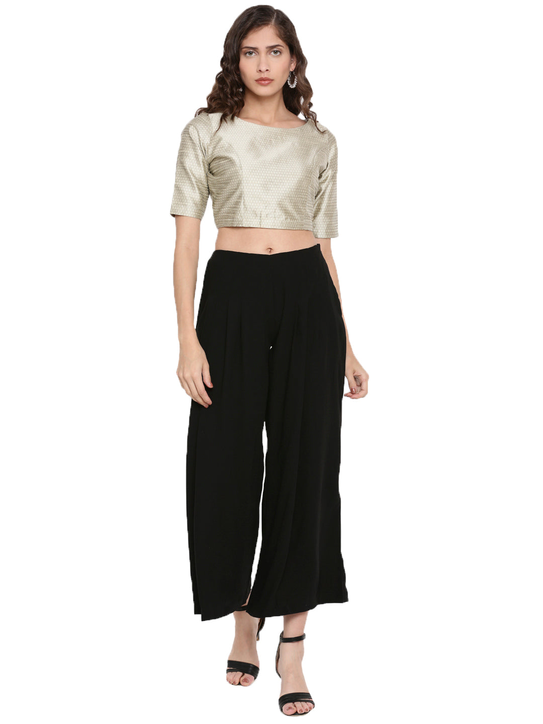 De Moza- Ladies Large Black Palazzo - De Moza (1596345352255)