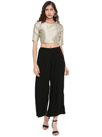 De Moza- Ladies Large Black Palazzo - De Moza (1596345352255)