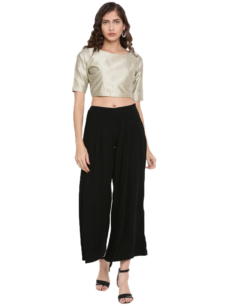 De Moza- Ladies Large Black Palazzo - De Moza (1596345352255)