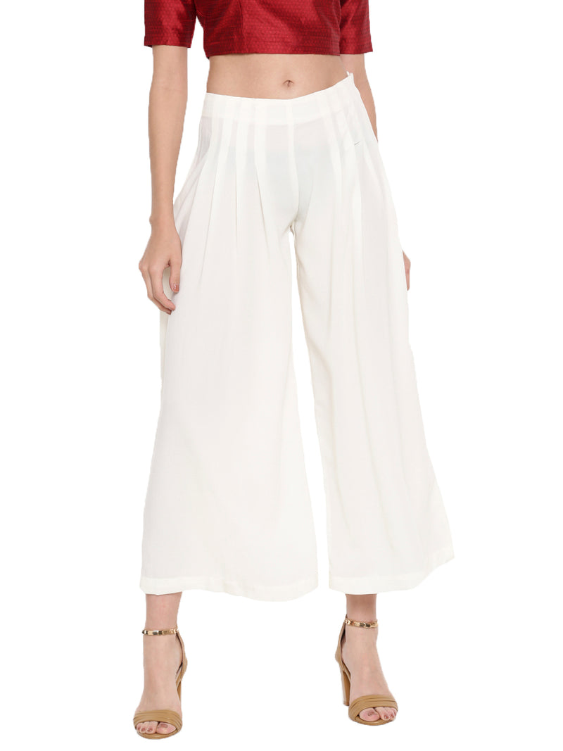 De Moza Ladies Large Palazzo Offwhite - De Moza (1597245718591)