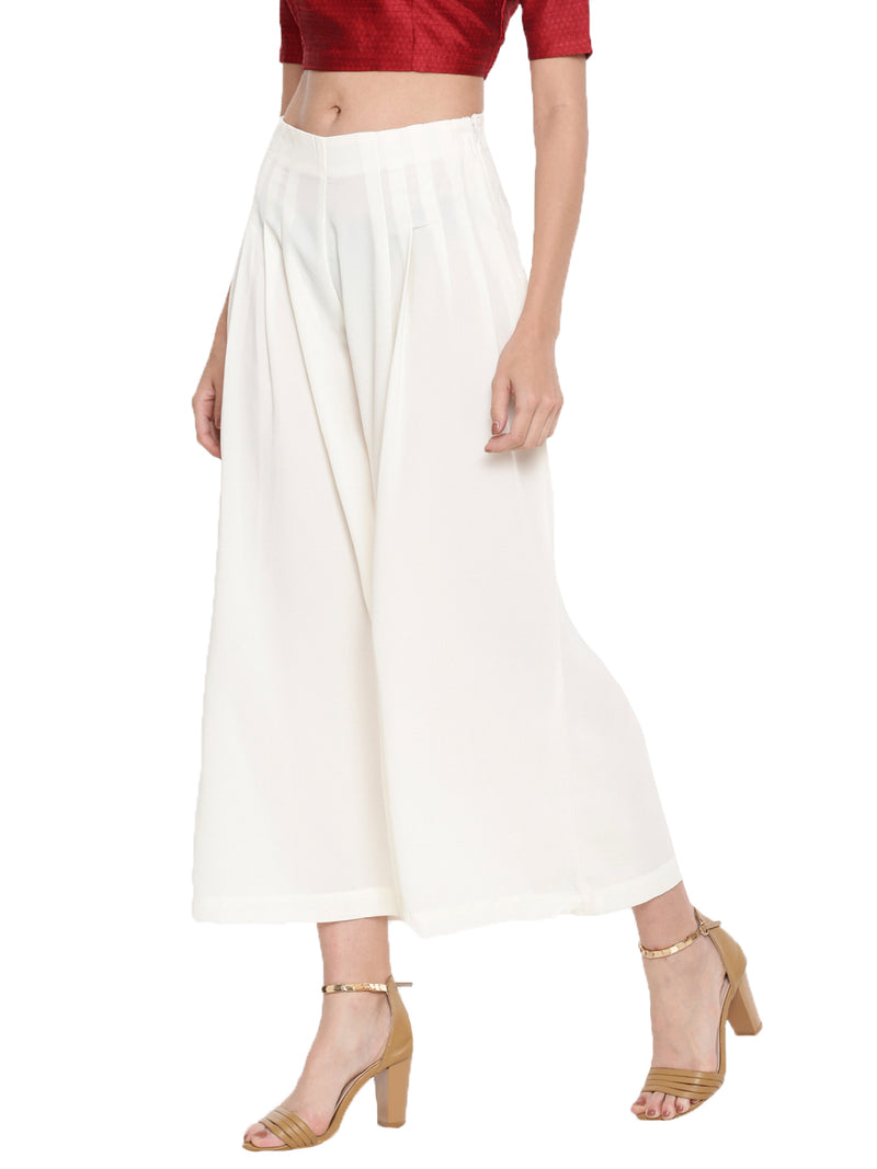De Moza Ladies Large Palazzo Offwhite - De Moza (1597245718591)