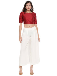 De Moza Ladies Large Palazzo Offwhite - De Moza (1597245718591)
