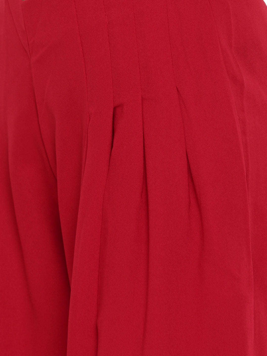 De Moza Ladies Large Palazzo Red - De Moza (1597250142271)