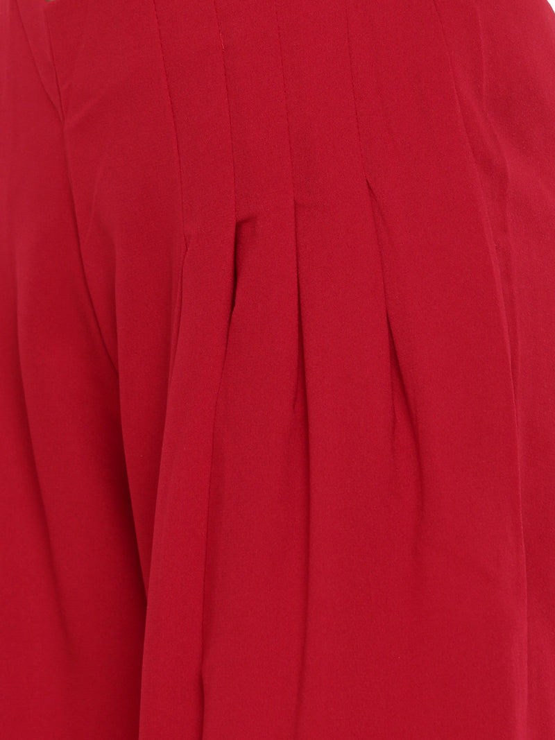 De Moza Ladies Large Palazzo Red - De Moza (1597250142271)