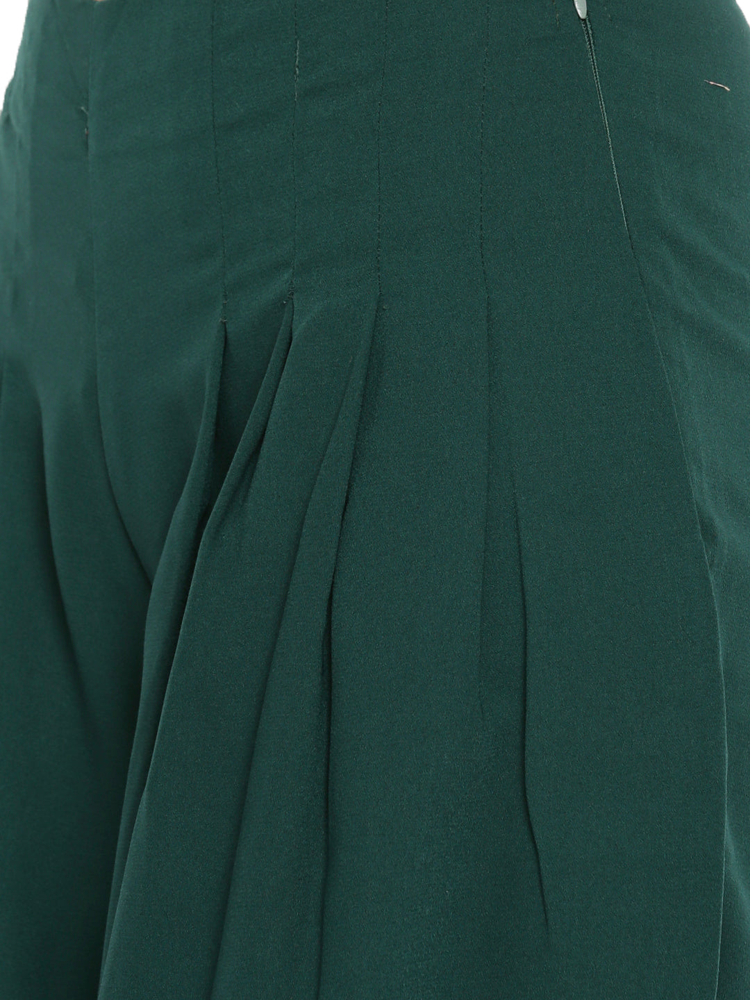 De Moza LadiesWoven Large Palazzo Bottle Green - De Moza (1606078595135)