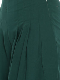 De Moza LadiesWoven Large Palazzo Bottle Green - De Moza (1606078595135)