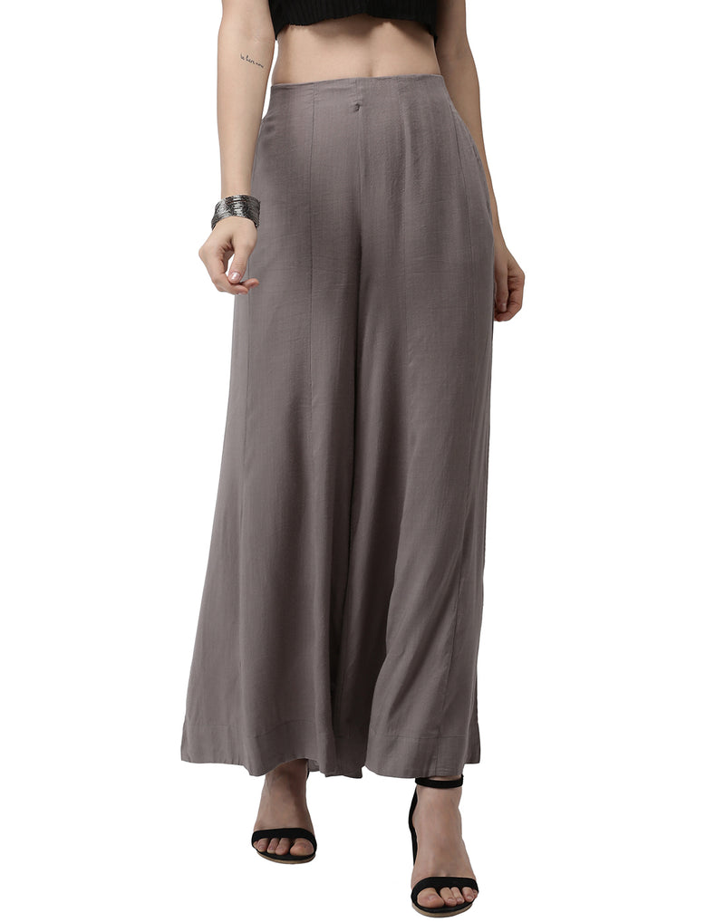 De Moza Ladies Palazzo Dark Grey