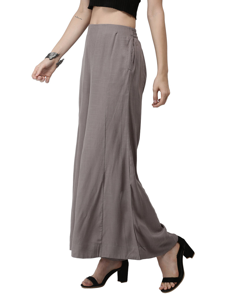 De Moza Ladies Palazzo Dark Grey