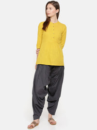 De Moza Ladies Patiala Dark Grey