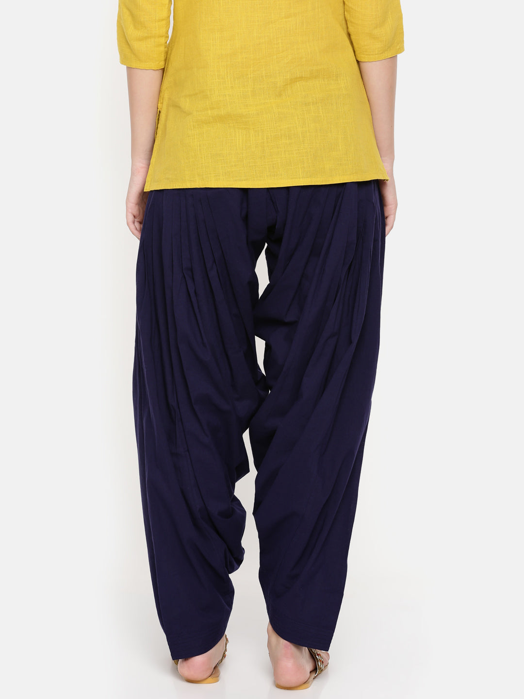 De Moza Ladies Patiala Pant Dark Navy Blue