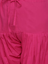 De Moza Ladies Patiala Pant Fuchsia