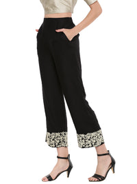 De Moza- Ladies Black Palazzo - De Moza (1597253582911)