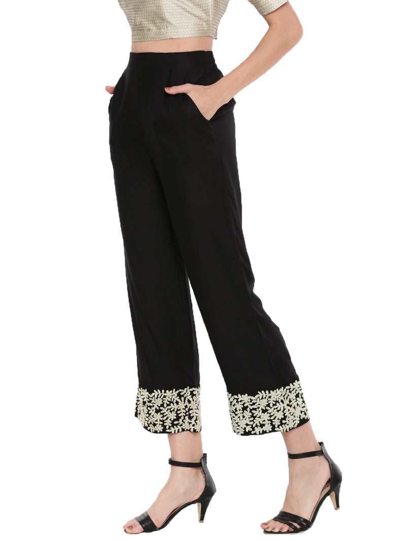 De Moza- Ladies Black Palazzo - De Moza (1597253582911)