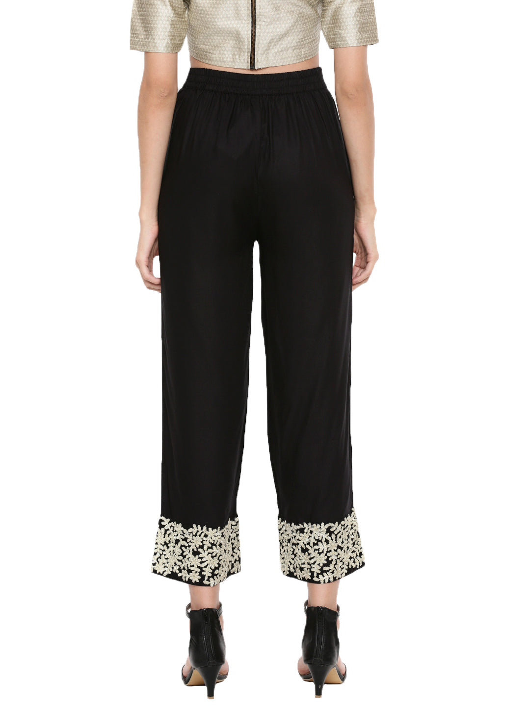 De Moza- Ladies Black Palazzo - De Moza (1597253582911)