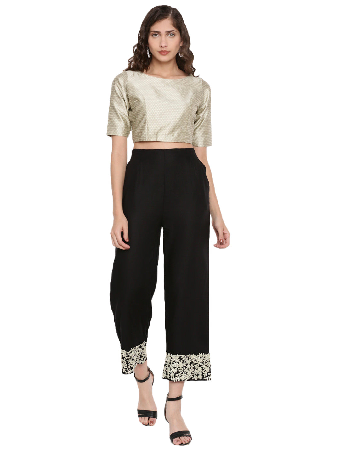 De Moza- Ladies Black Palazzo - De Moza (1597253582911)