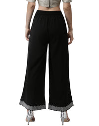 De Moza Women's Palazzo Embrodry Polyester - De Moza (4465231069247)