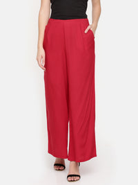 De Moza Ladies Palazzo Red