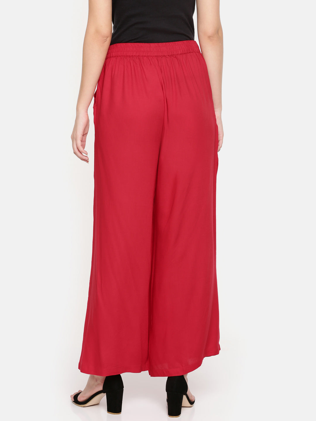 De Moza Ladies Palazzo Red