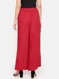 De Moza Ladies Palazzo Red