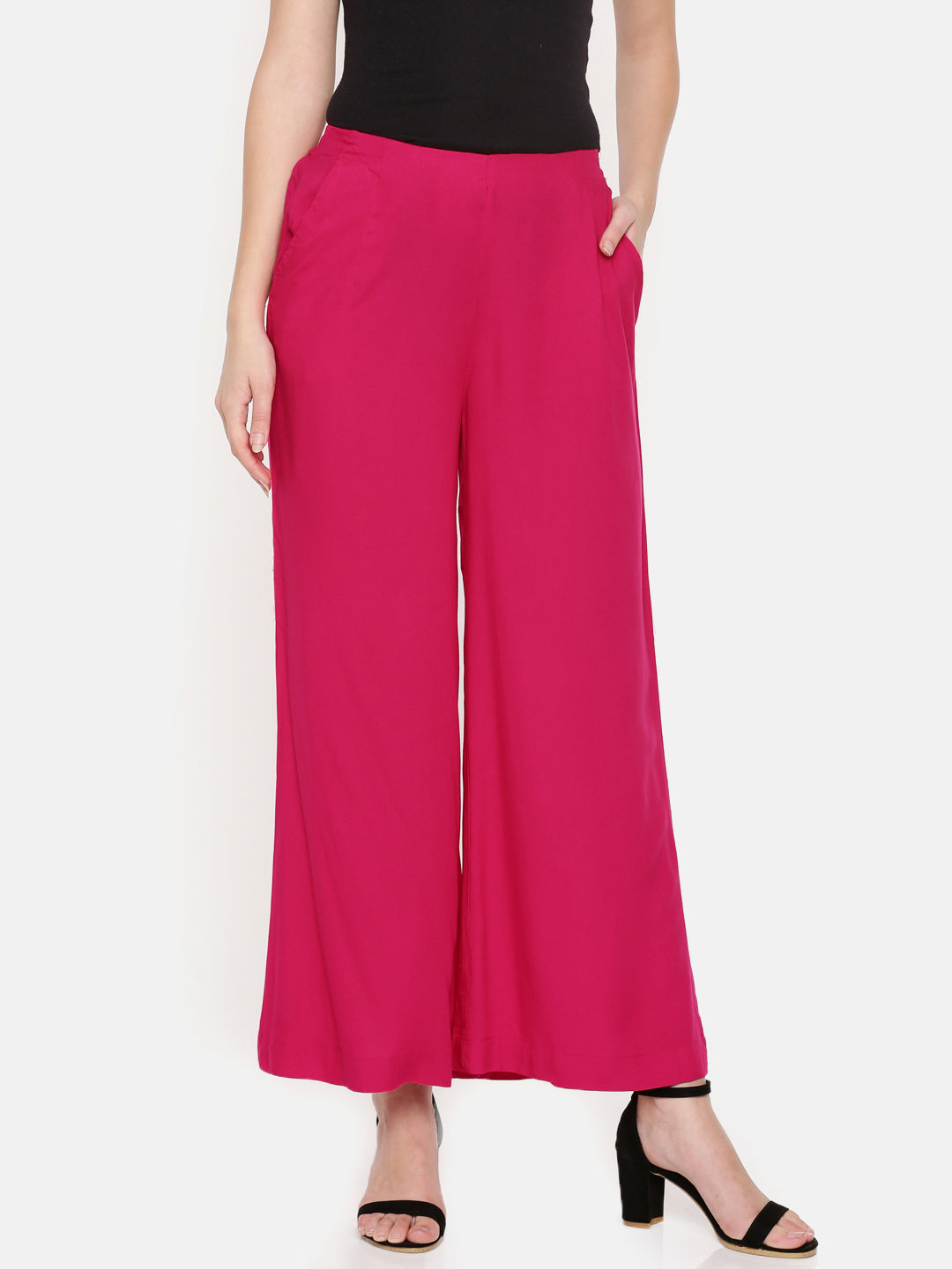 De Moza Ladies Palazzo Fuchsia