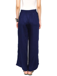 De Moza Ladies Regular Palazzo  Fuchsia - De Moza (11189461966)