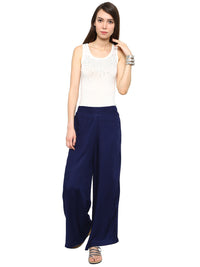 De Moza Ladies Regular Palazzo  Fuchsia - De Moza (11189461966)