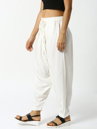 De Moza Women’s Salwar Dhoti Pant OffWhite