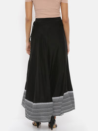 De Moza Ladies Printed Black Skirt - De Moza (1738175545407)