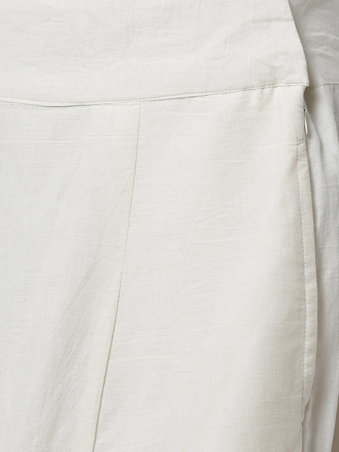 De Moza Women's Skirt Woven Bottom Embrodry Cotton Offwhite - De Moza (4461737869375)