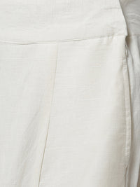 De Moza Women's Skirt Woven Bottom Embrodry Cotton Offwhite - De Moza (4461737869375)