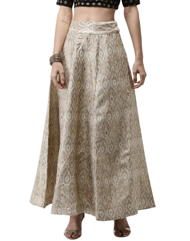 De Moza Women's Skirt Jaquard Polyester - De Moza (4465231036479)