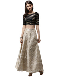 De Moza Women's Skirt Jaquard Polyester - De Moza (4465231036479)