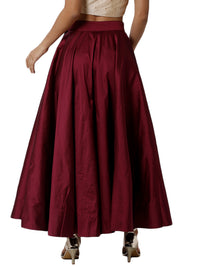 De Moza Ladies Magenta Skirt - De Moza (1790304387135)