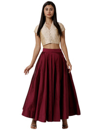 De Moza Ladies Magenta Skirt - De Moza (1790304387135)
