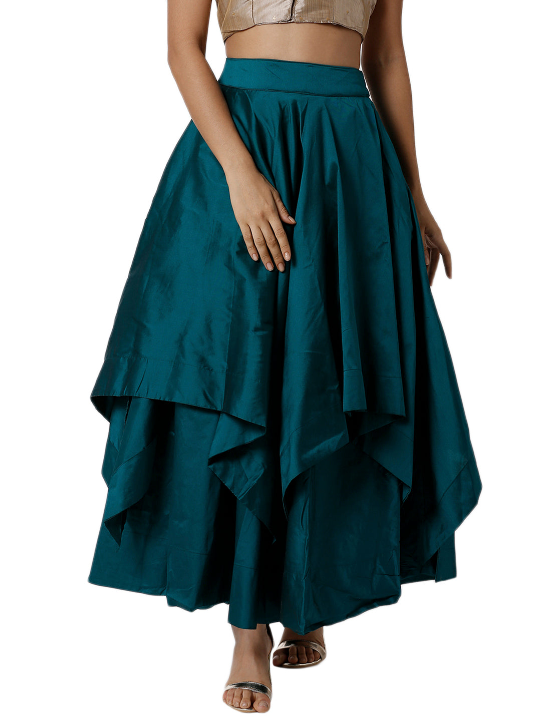 De Moza Ladies Bottle Green Skirt - De Moza (1790322835519)