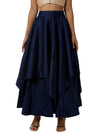 De Moza Ladies Mid Night Blue Skirt - De Moza (1790329192511)