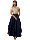 De Moza Ladies Mid Night Blue Skirt - De Moza (1790329192511)