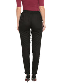 De Moza Ladies Straight Pant Black