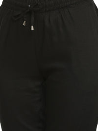 De Moza Ladies Straight Pant Black
