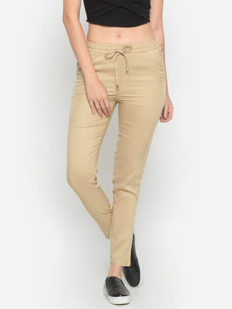 De Moza Ladies Straight Pant Skin