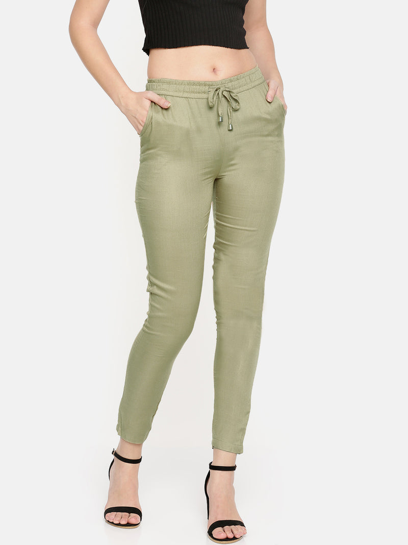 De Moza Ladies Straight Pant Skin