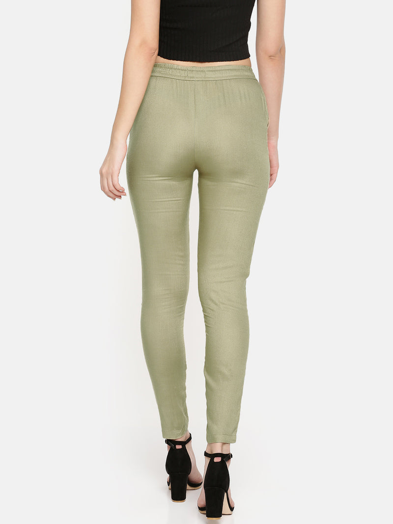 De Moza Ladies Straight Pant Skin