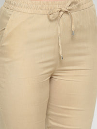 De Moza Ladies Straight Pant Skin