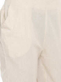 De Moza Ladies Straight Pant Beige