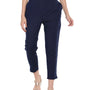 De Moza Ladies Straight Pant Dark Navy Blue