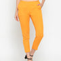 De Moza Ladies Straight Pant Mustard