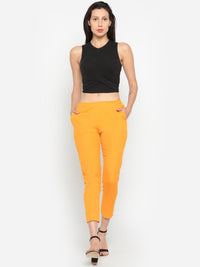 De Moza Ladies Straight Pant Mustard - De Moza (572160311359)