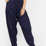 De Moza Women's Salwar Pants Navy Blue