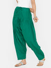 De Moza Women's Salwar Pants Green